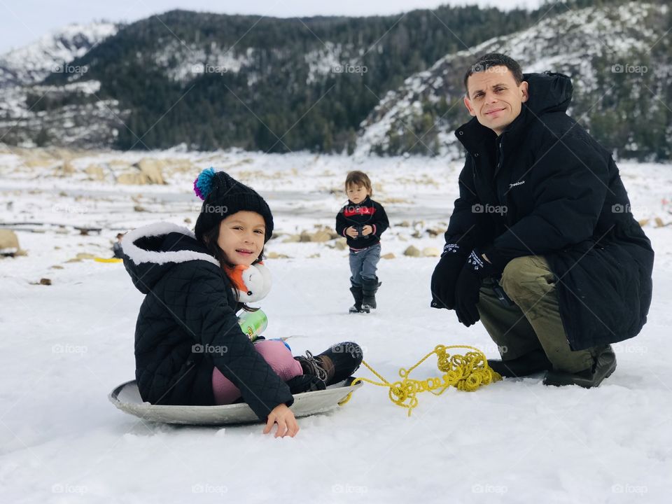 A day in the empty Pine Crest Lake 
