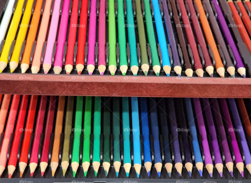 colored pencils