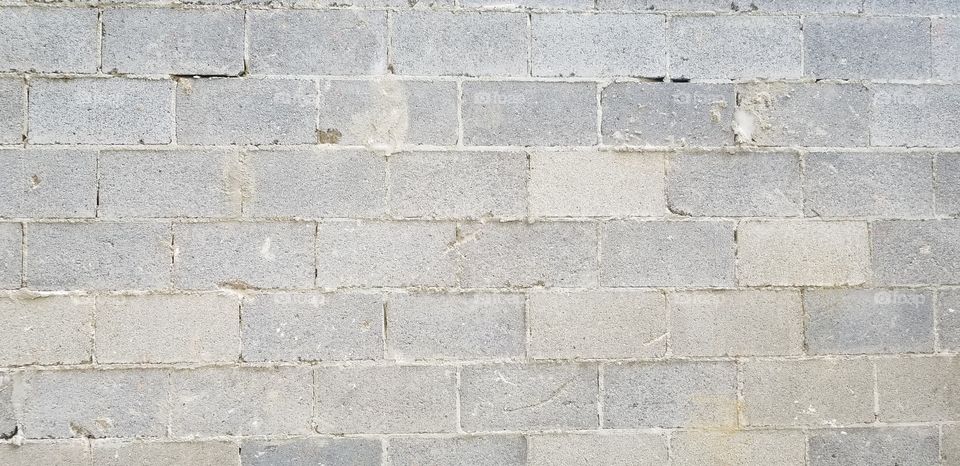 Cinder Block Brick Wall