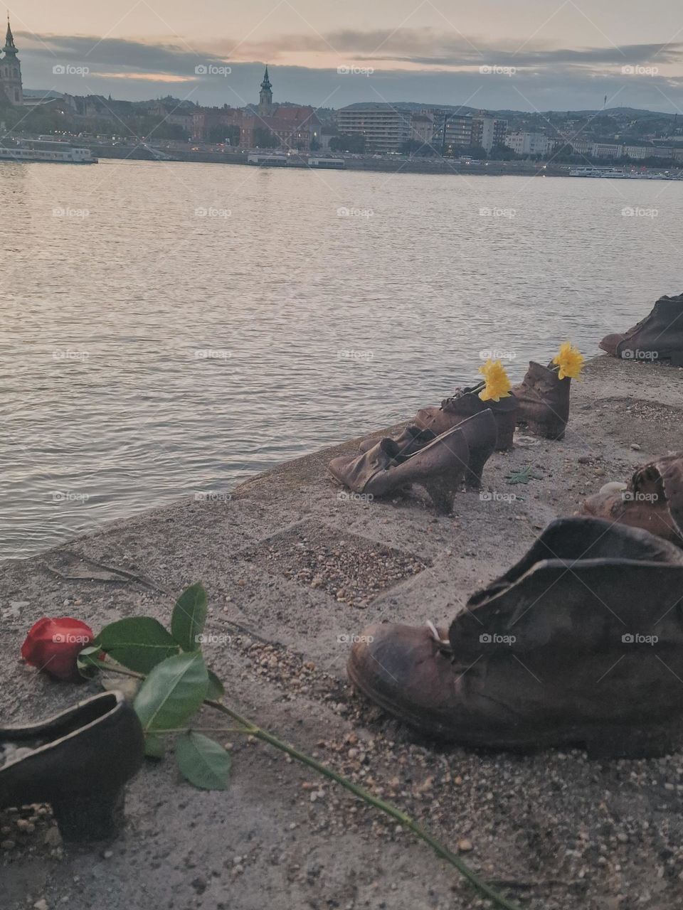 the shoes on the bank of the Danube in Budapest