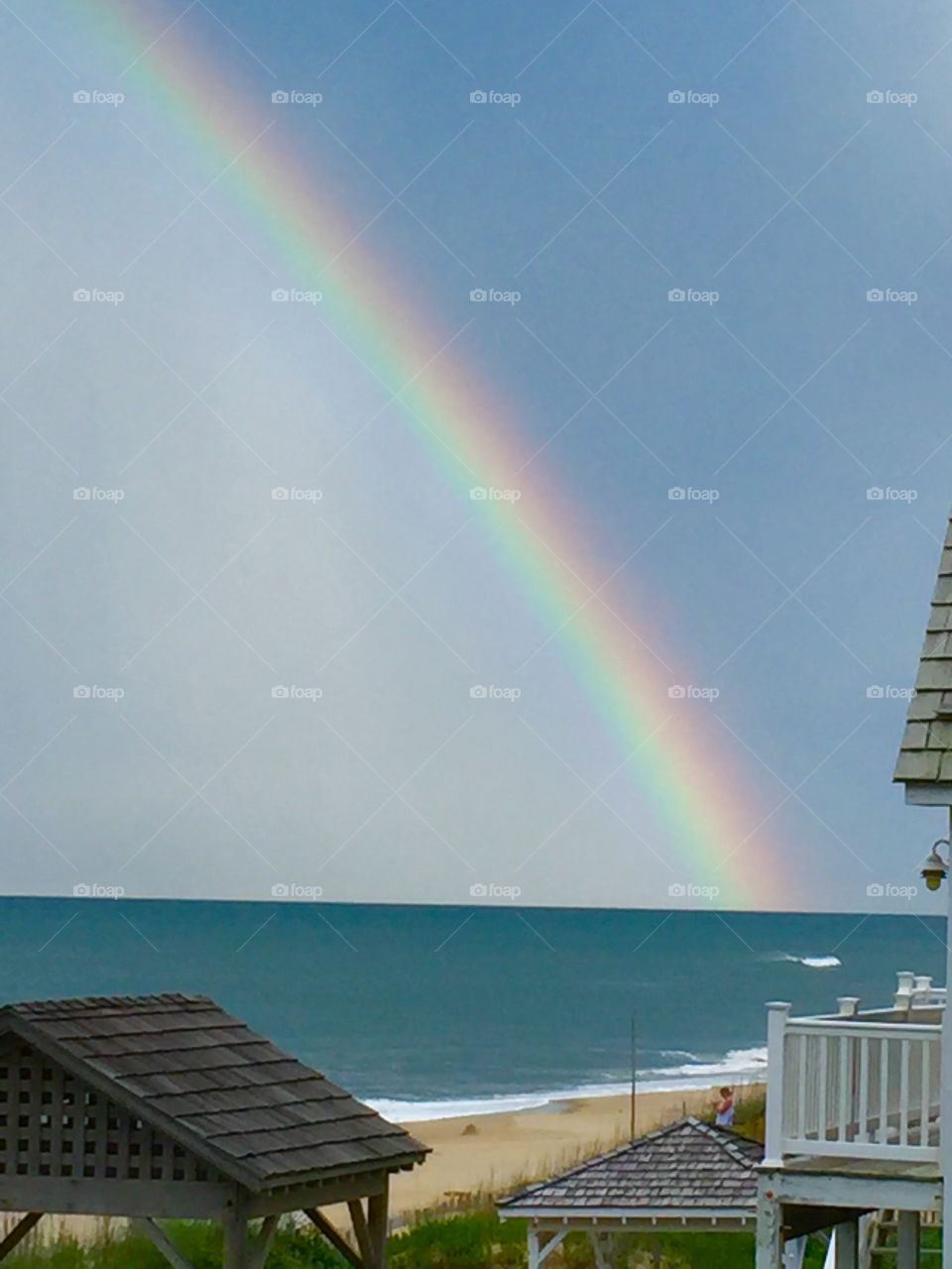 Rainbow over the Outer Banks