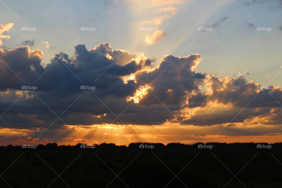 clouds and sunset