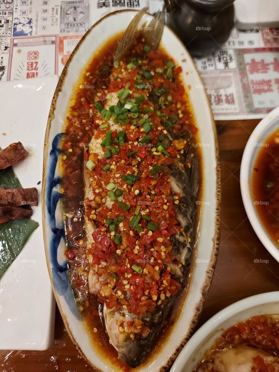 Steamed Fish with Watercress
