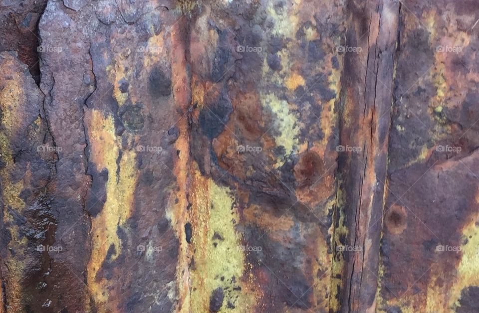 Close up of rust