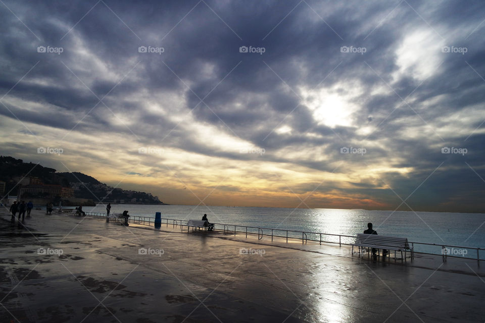 Ocean view in France