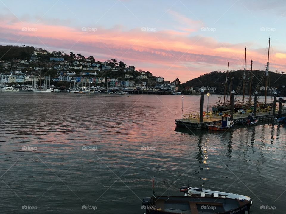 Sunset that left it’s mark across the water.