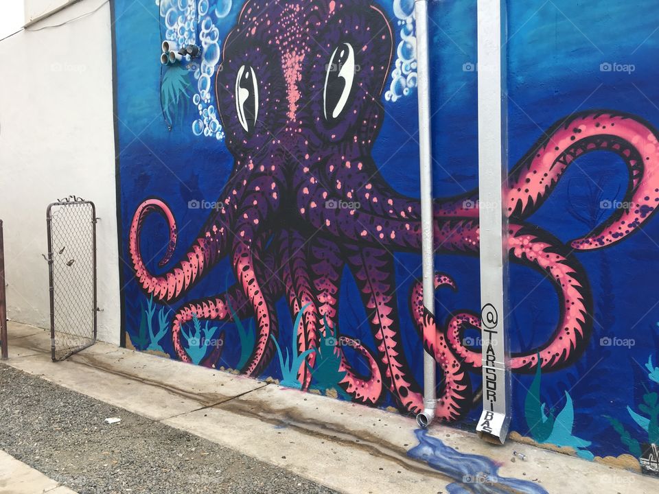 Graffiti, Art, Design, Illustration, Door