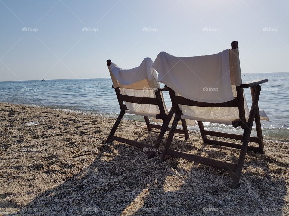 Chair, Beach, Sea, Ocean, Summer