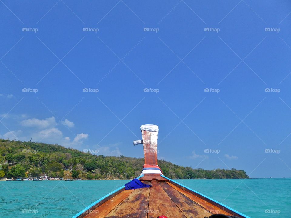 View from a longtail boat