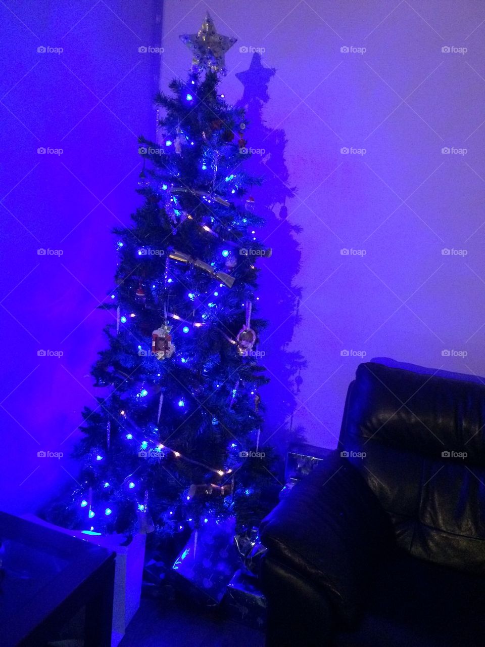 Christmas Tree blue