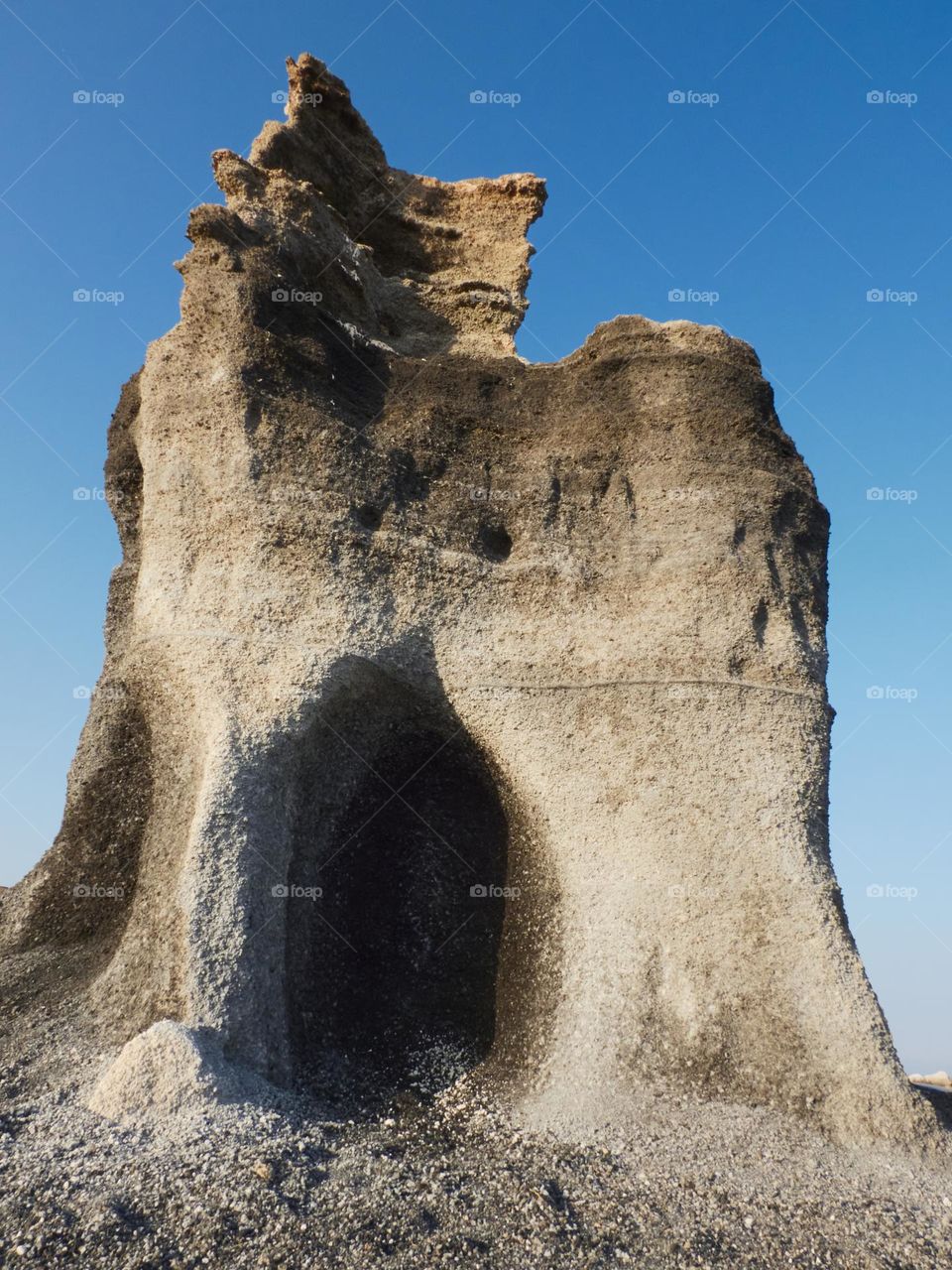 Volcanic Landscape of Tiesto Stone Rock Formations