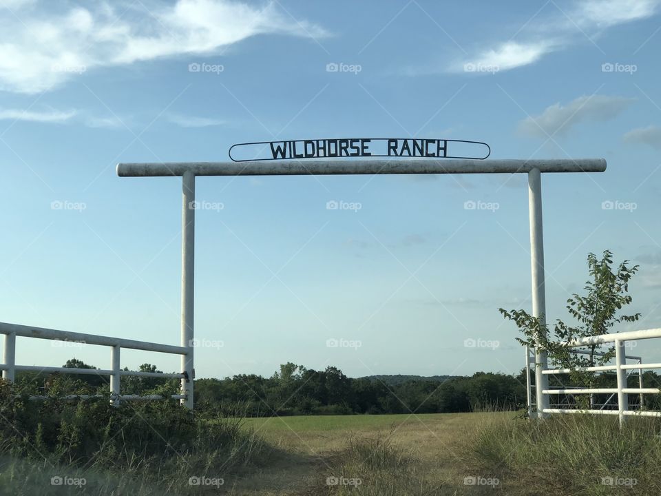 Wild horse Ranch Sign