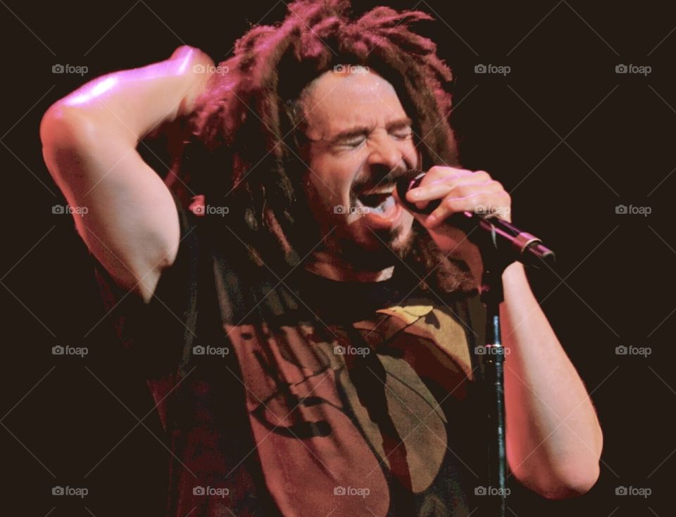 Adam Duritz in concert from Counting Crows