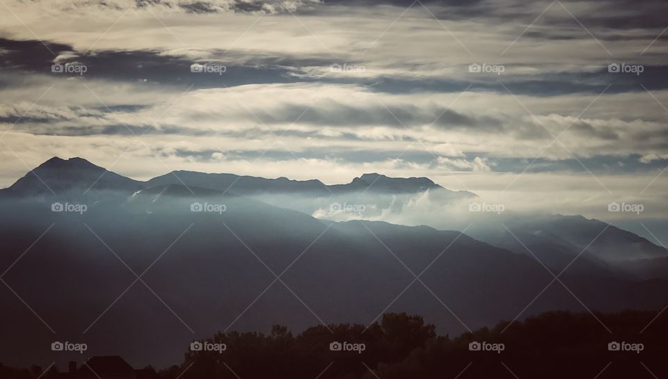 Foggy Mount Timpanogos