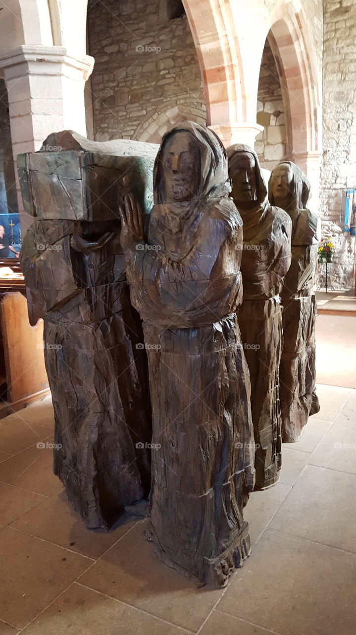 wooden sculpture