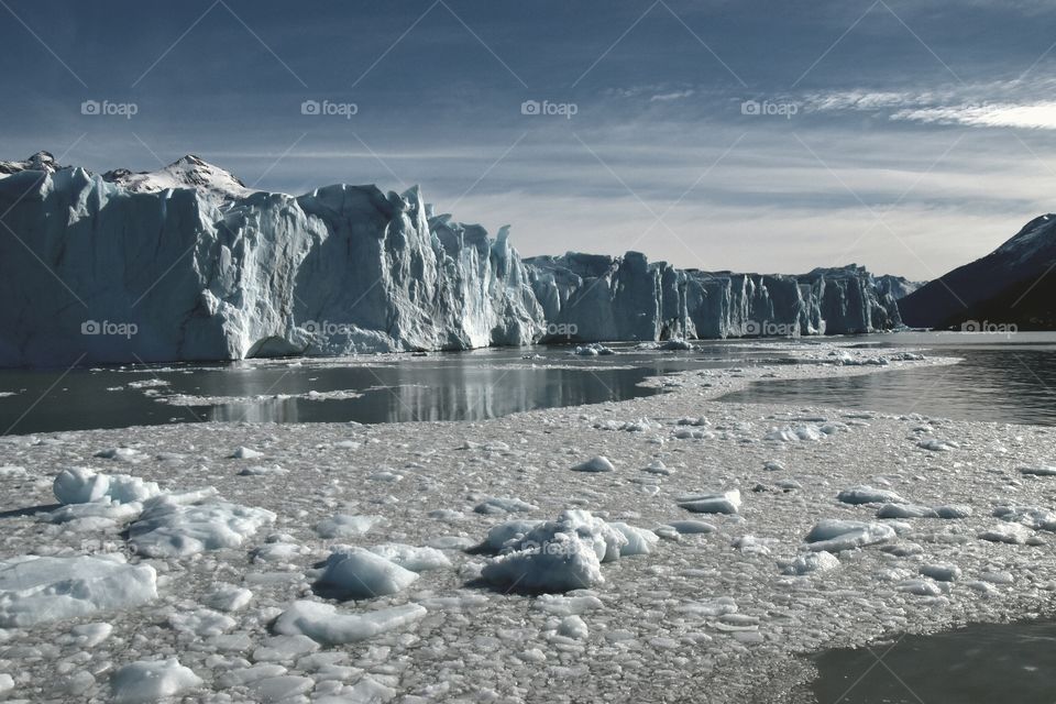 cold glacier