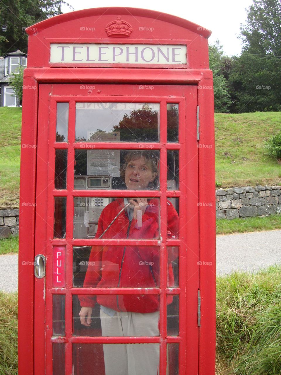 old phonebox in Scotland