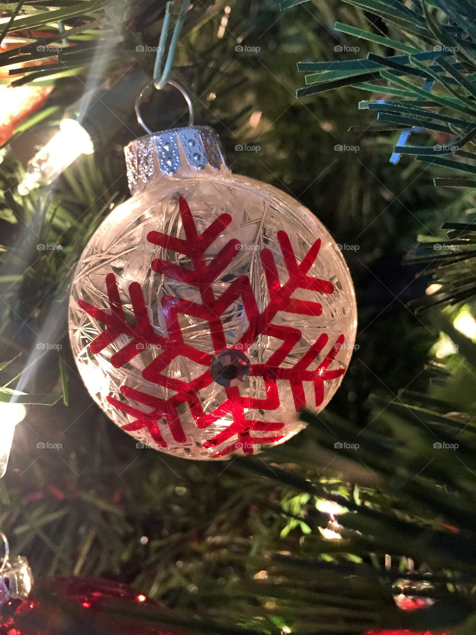 Christmas tree ornament. 