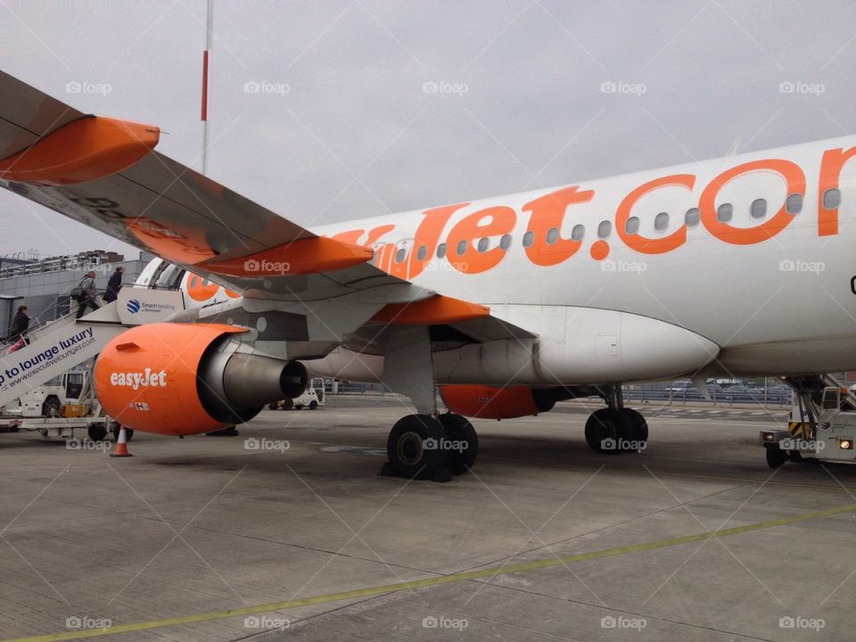 EasyJet John Lennon Airport Liverpool.
