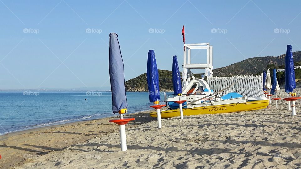 Beach in Sardinia, Italy