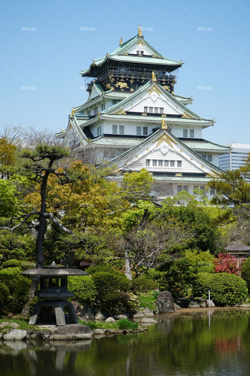 Osaka Castle, Osaka, Japan 