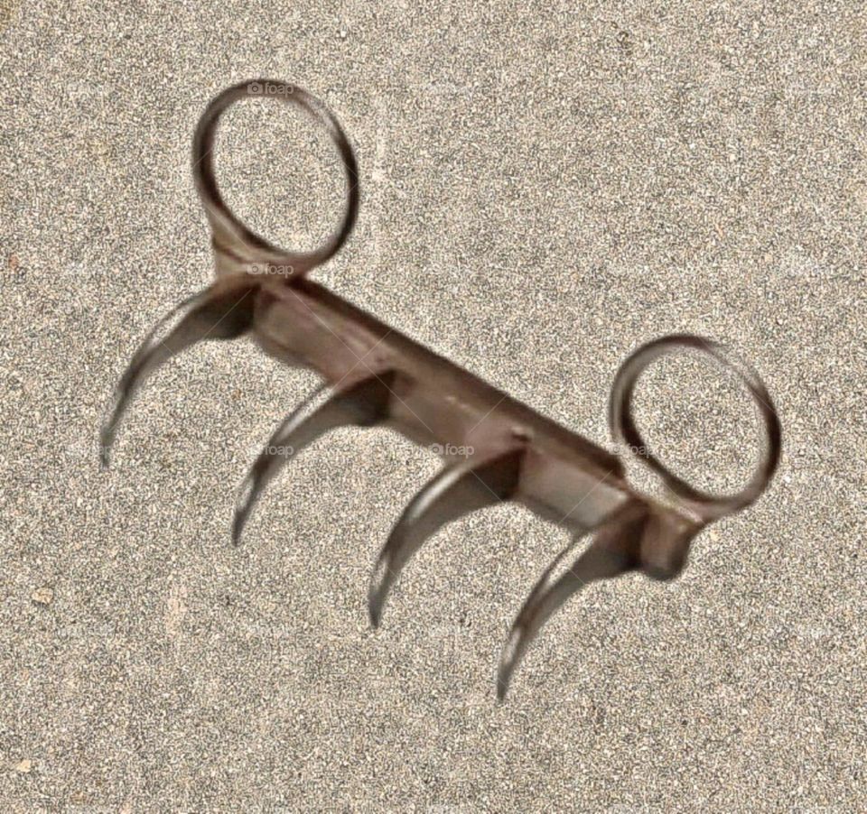 August 23, 2023 rajasthan india. Mughal ancient weapon Vaghanakh.