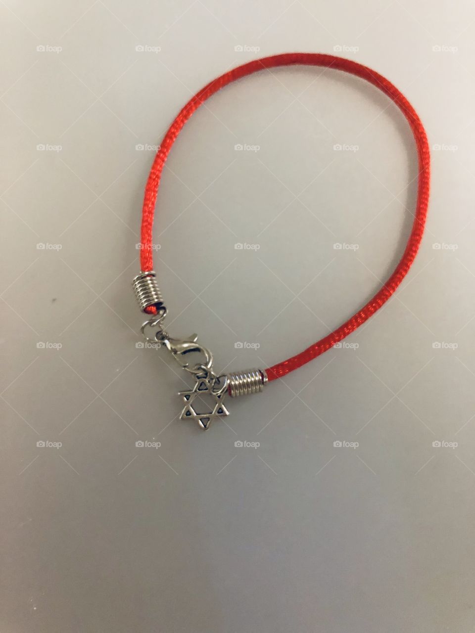 Talisman red string KABBALAH bracelet with Star of David 