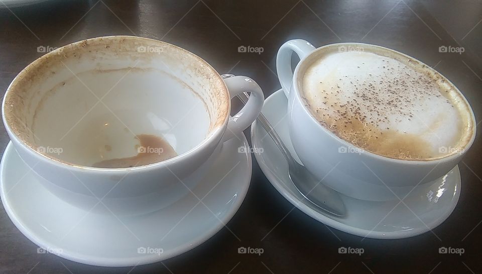 Cappuccino - beginning and end