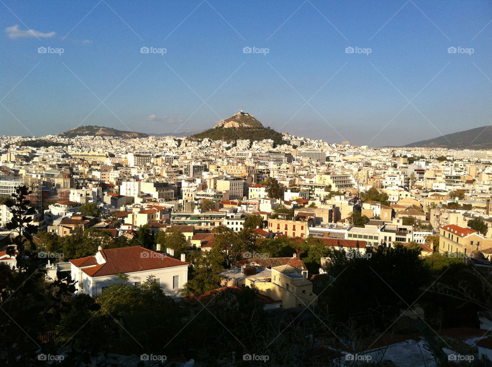 city hill view greece by jeanello