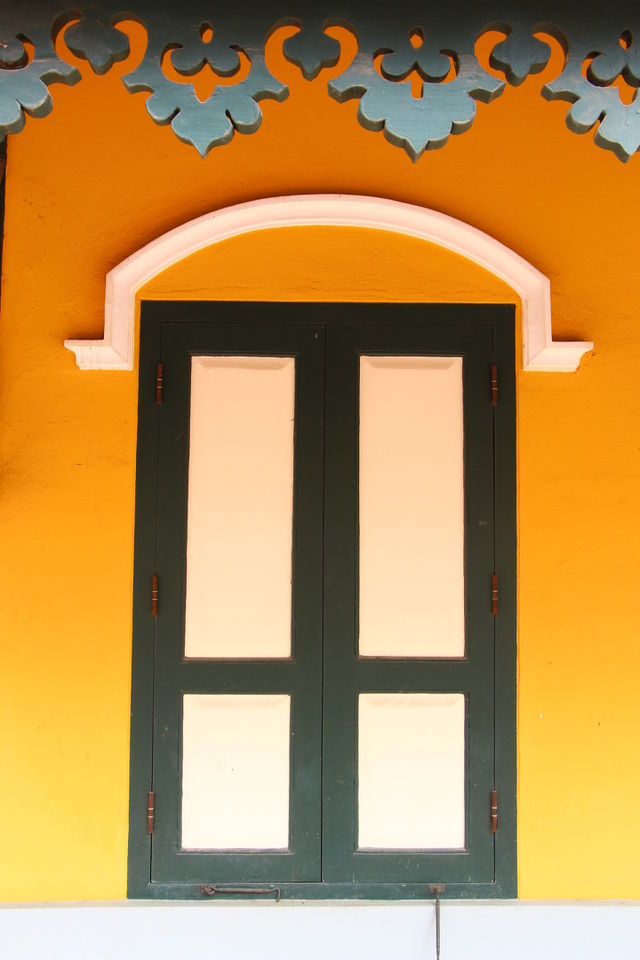 wood window