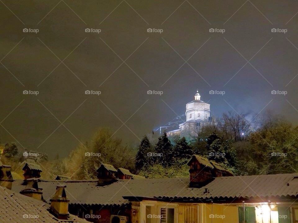Torino sotto la neve