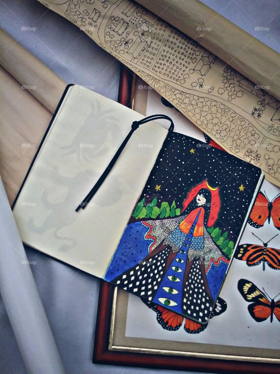 Cores quentes, frias e obscuras.