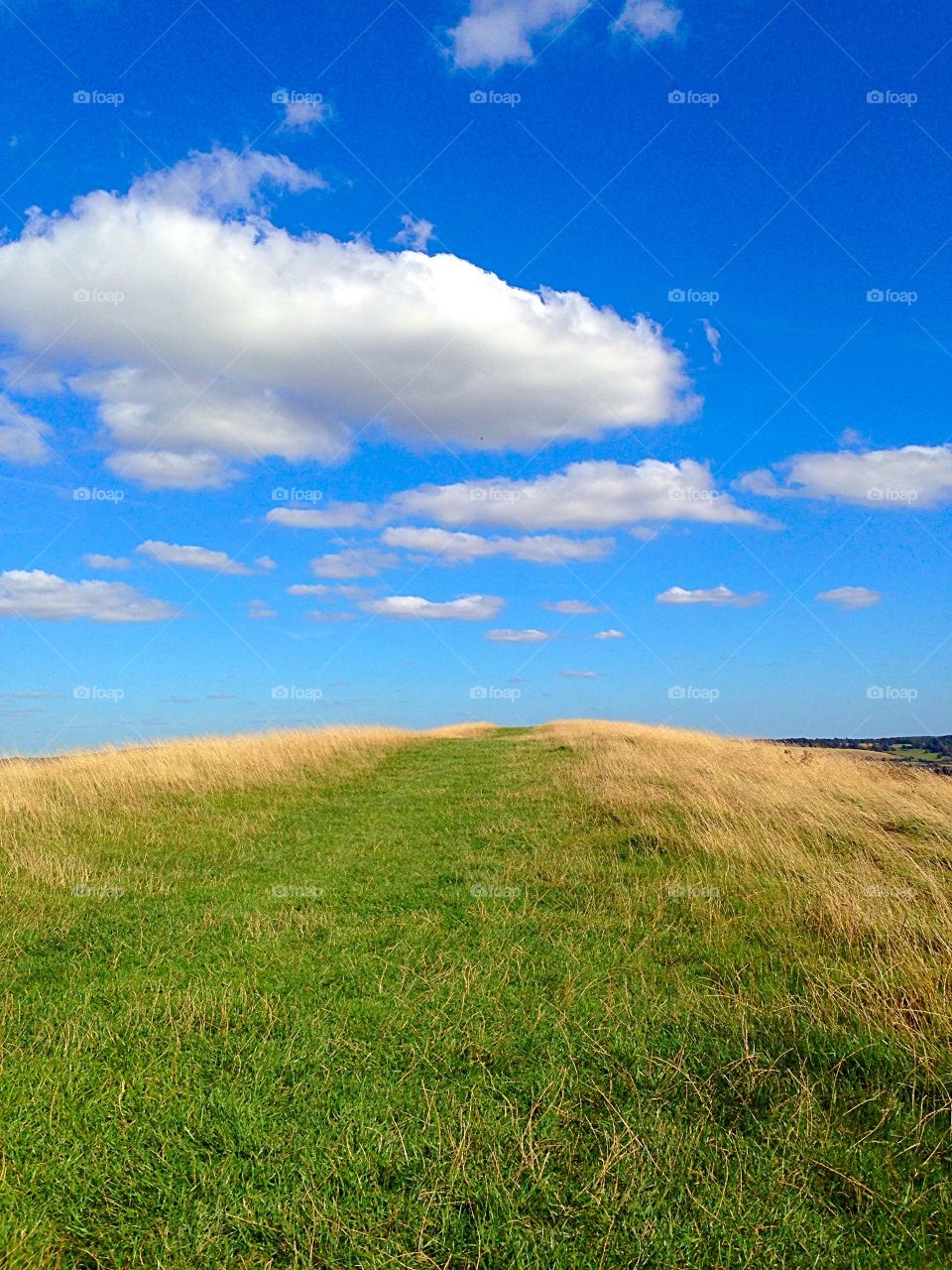 Clouds and landscape 