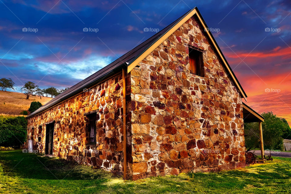 Sunset At The Old Mill