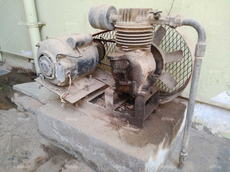 Old compressor motor