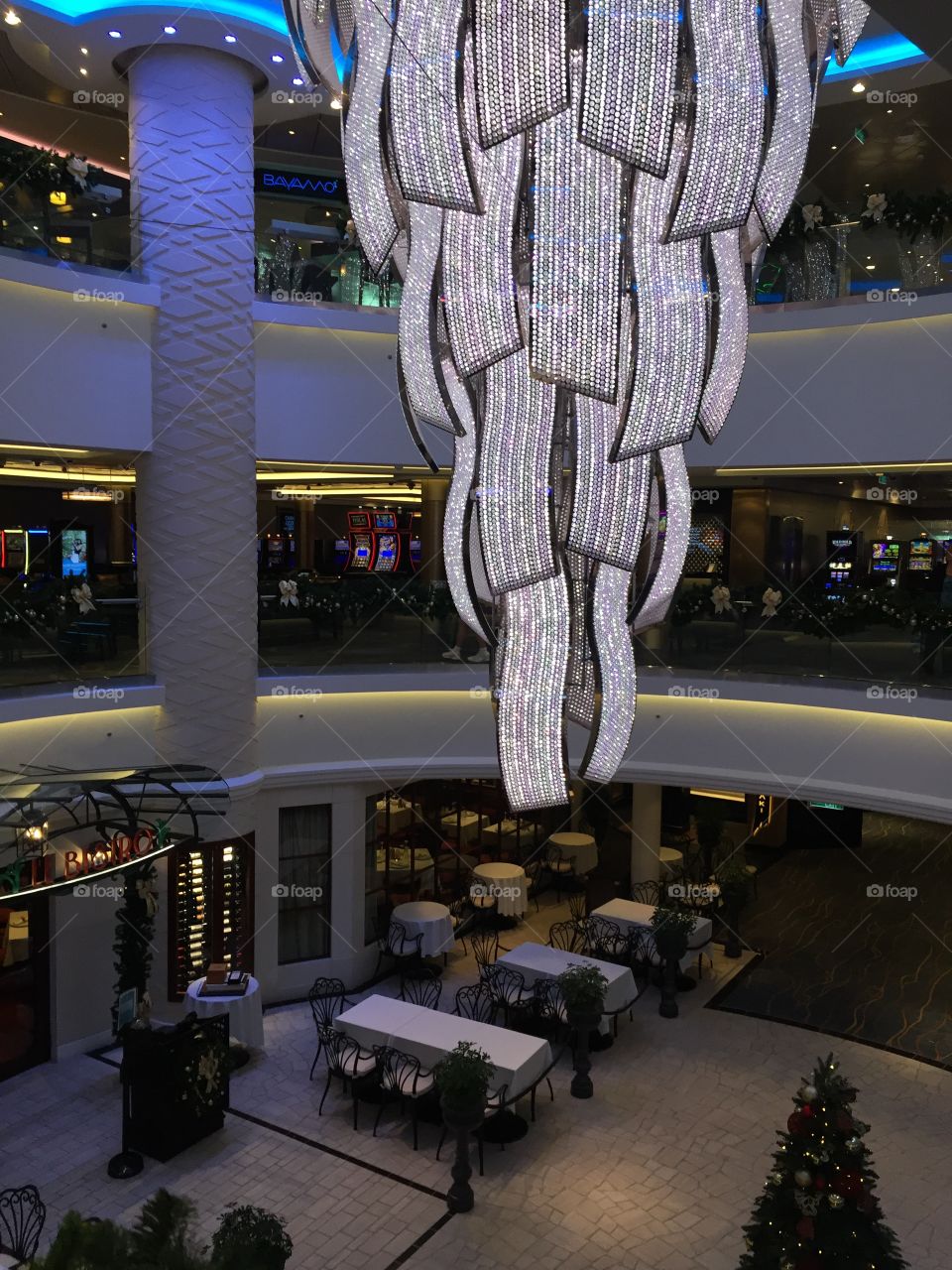 Cruise atrium light