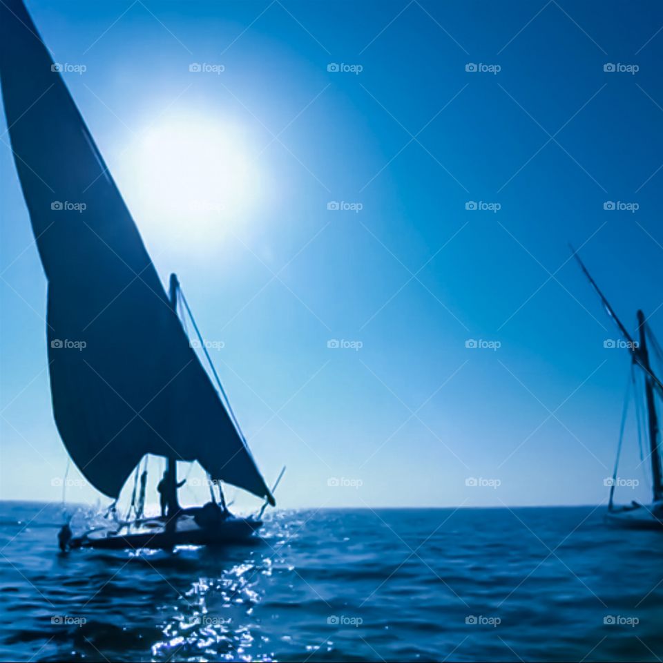 Sail your mind in meditation sea