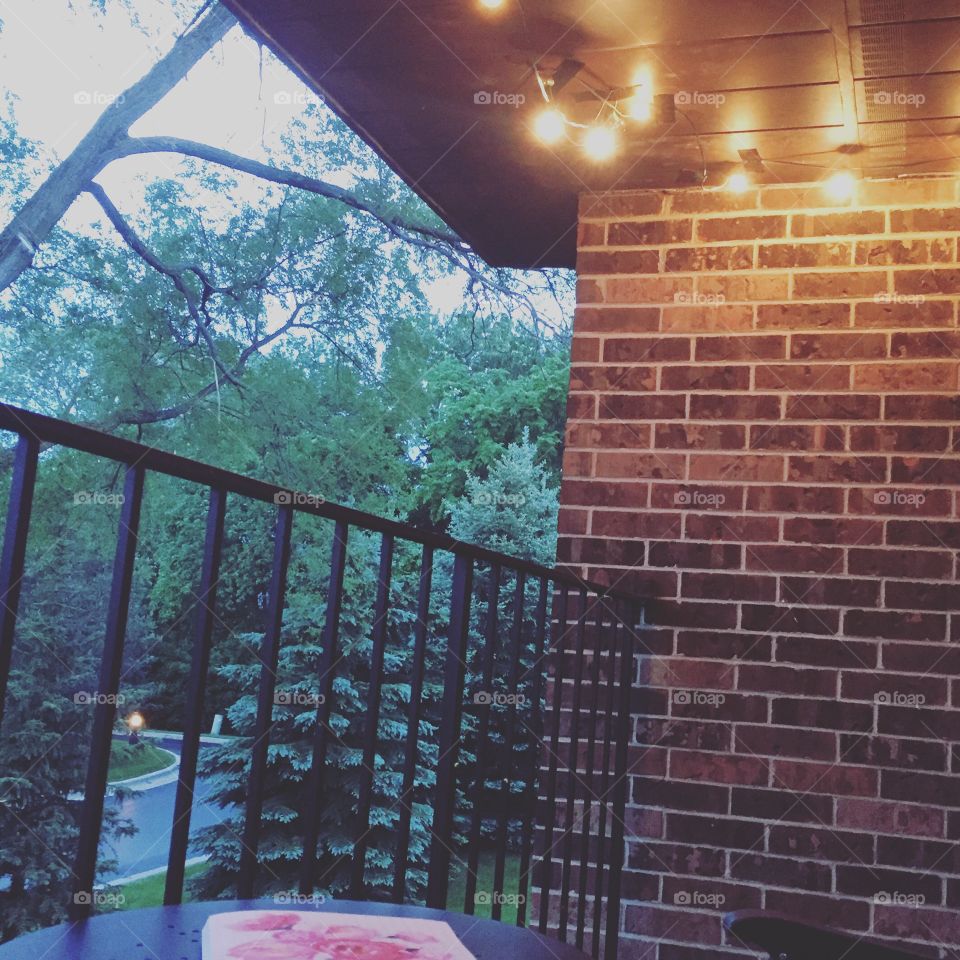 Deck lights, summer nights