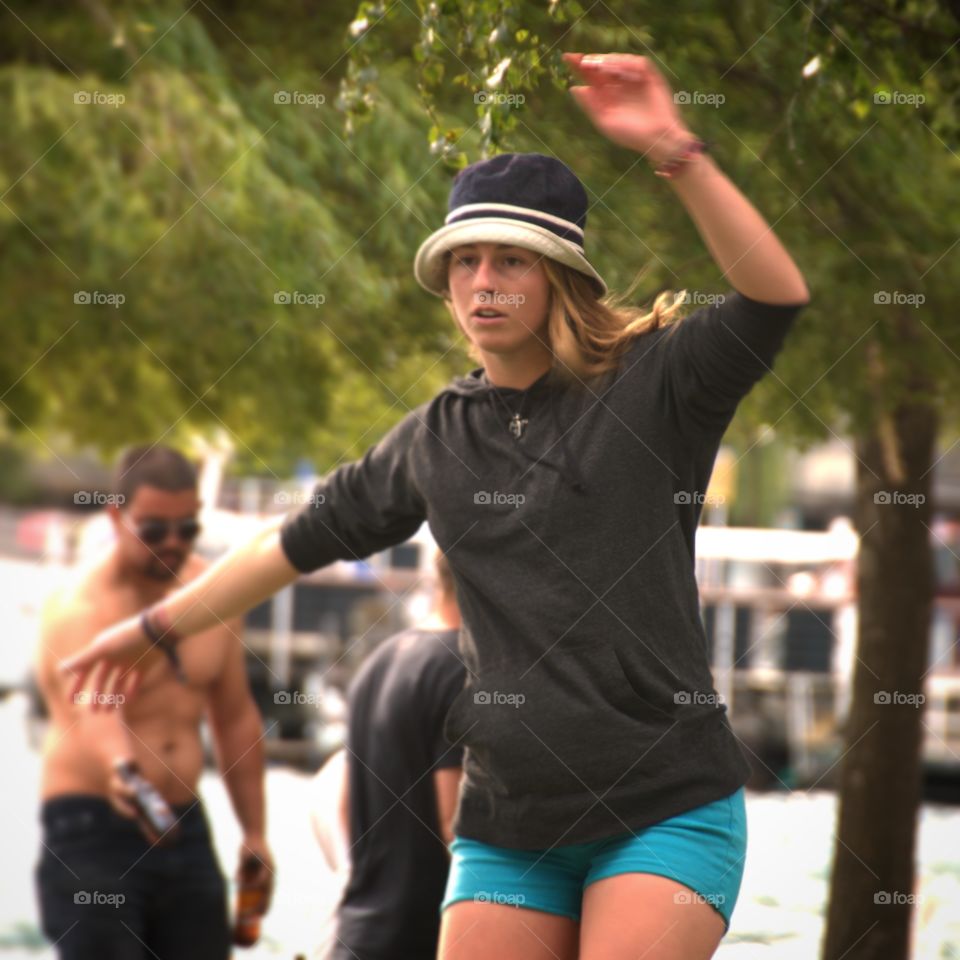 Slack line concentration