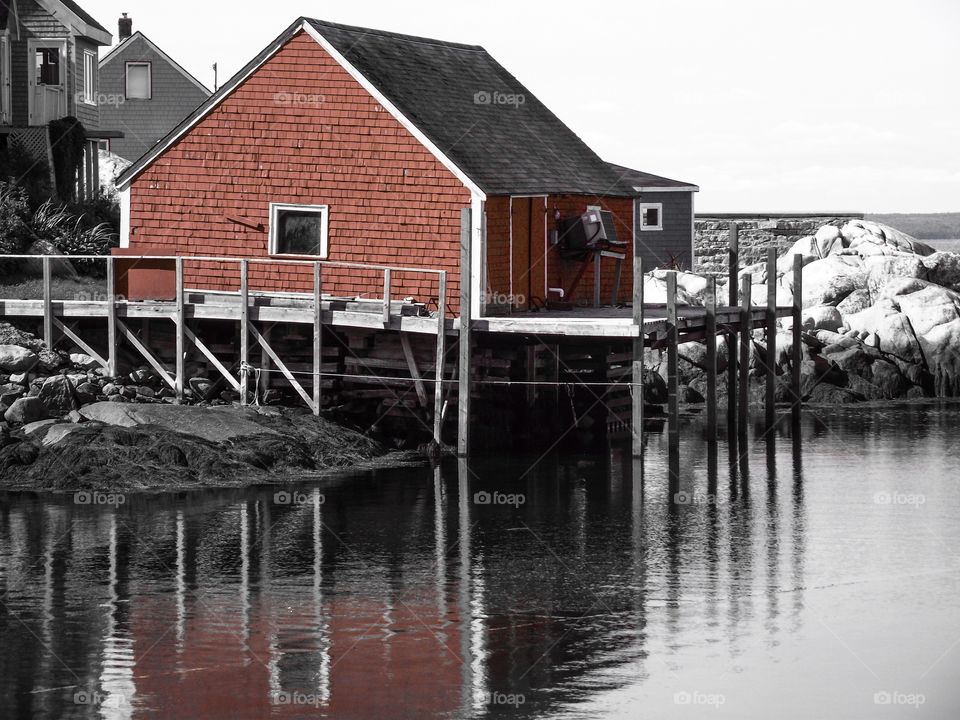 Fisherman's House at Peggy's Cove, Nova Scotia, Canada