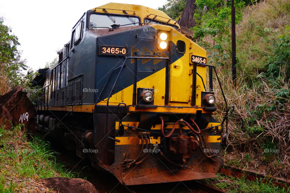 Oncoming train