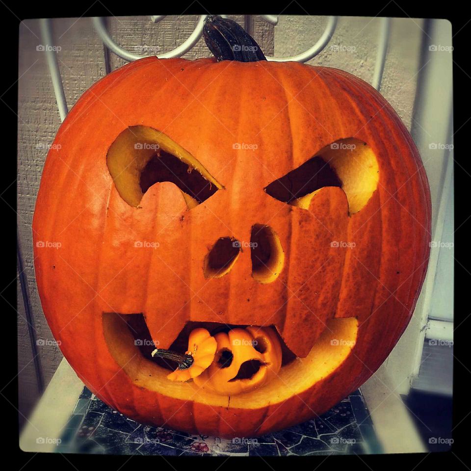 Pumpkin, Halloween, Lantern, Carve, Gourd