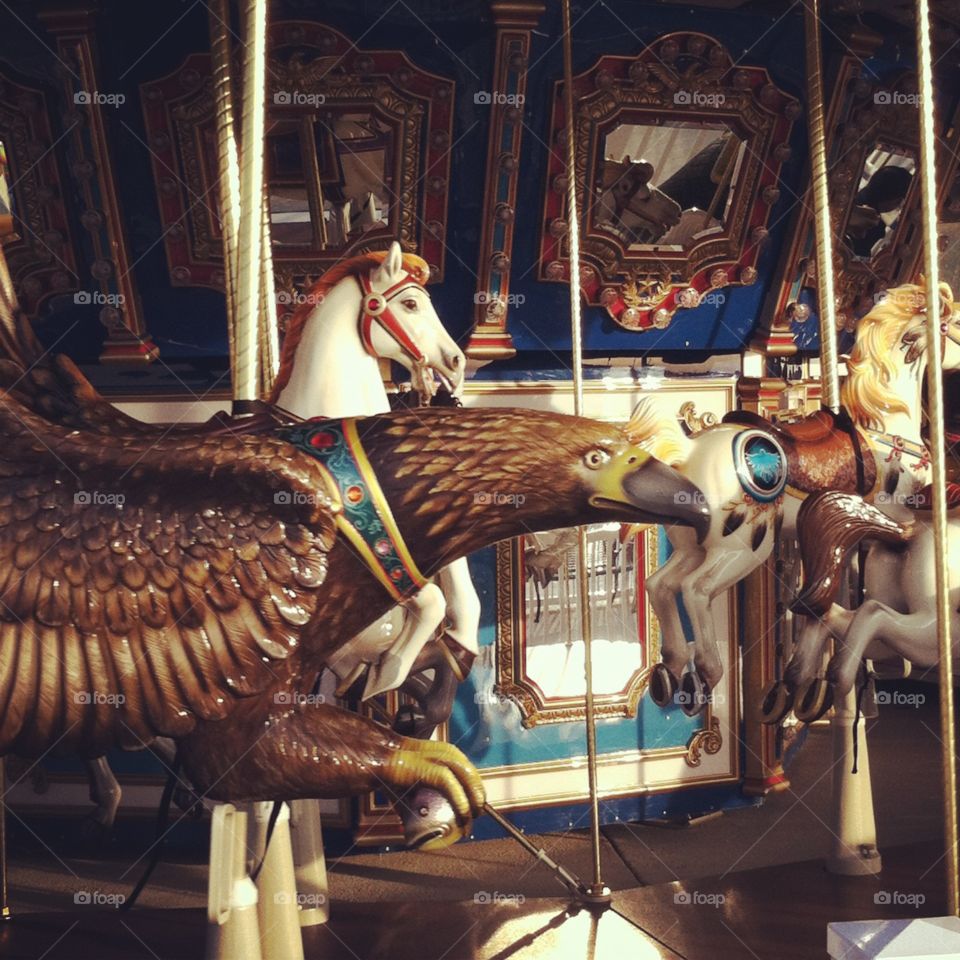 Merry-go-round. At the national harbor