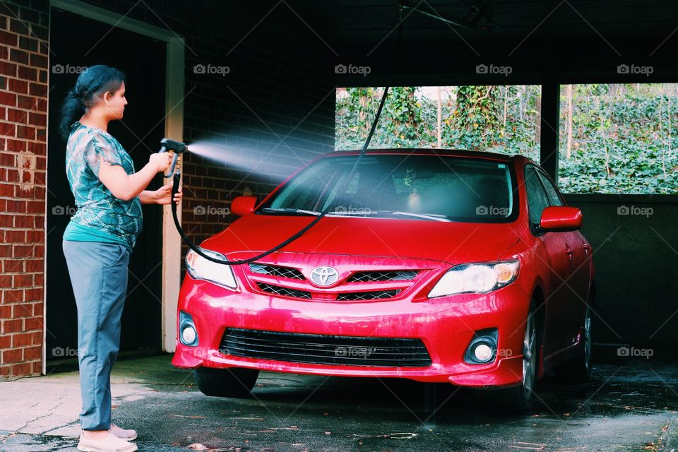 Washing car 🚗 