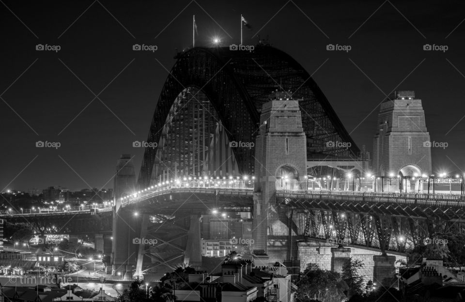 Sydney Harbour Bridge early in the morning