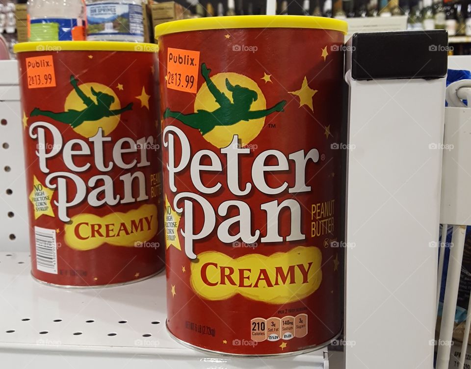 lots of peanut butter