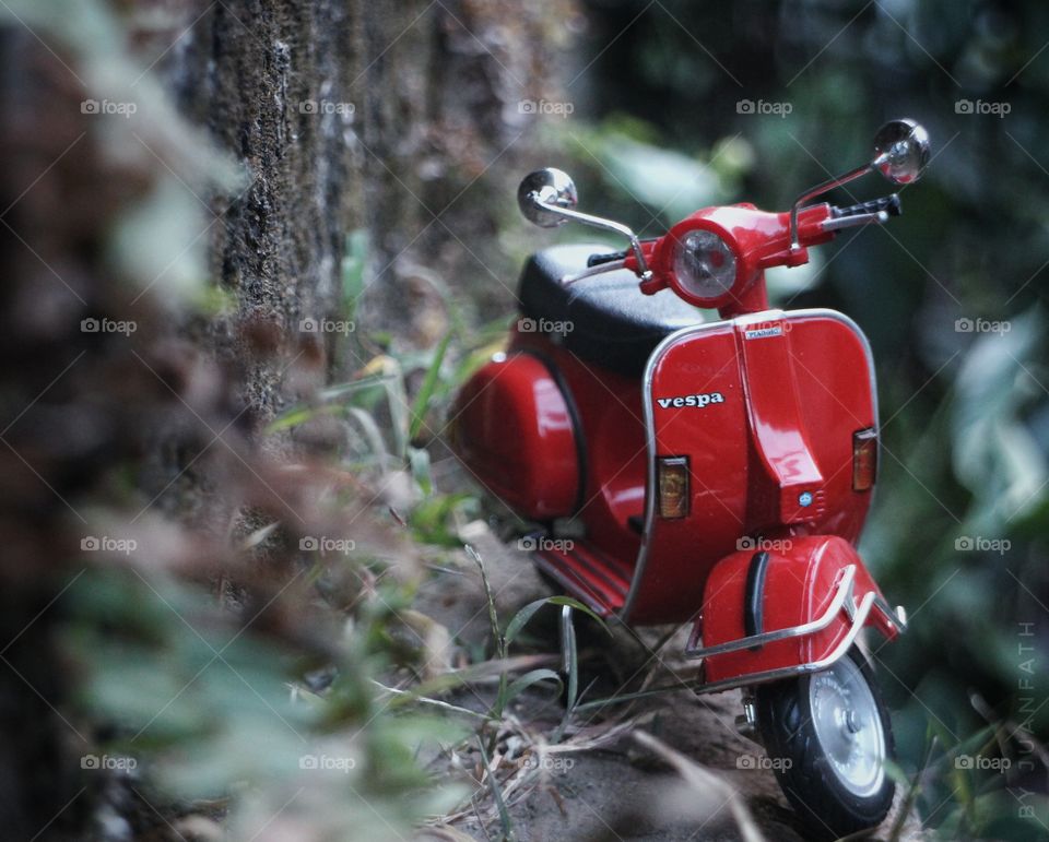 My Red Miniature Vespa