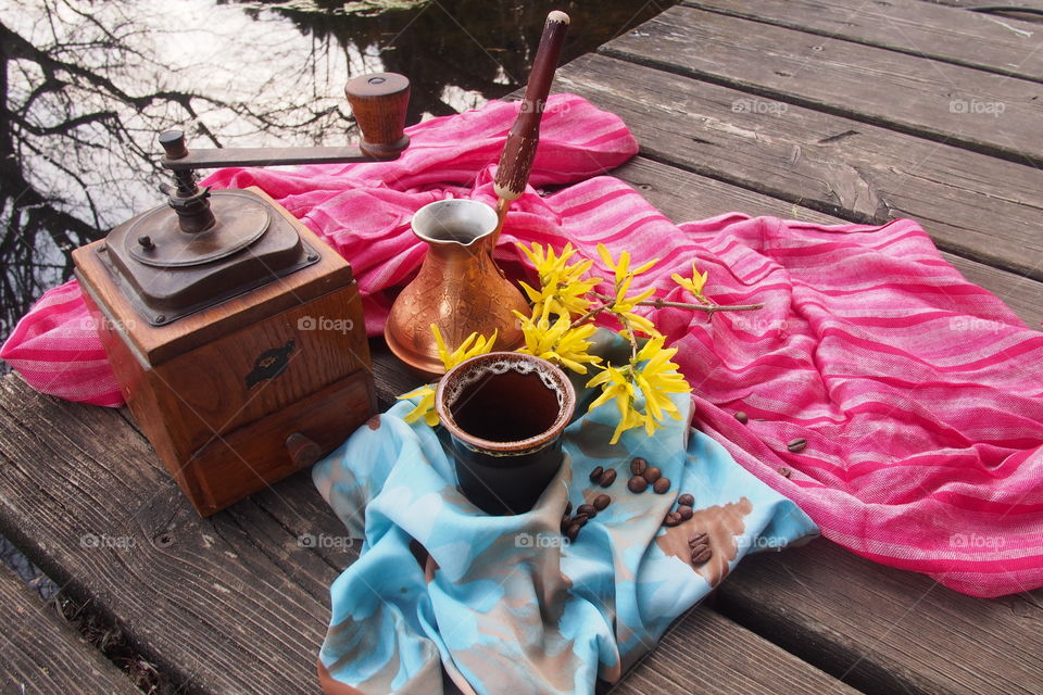 Coffee with nature
