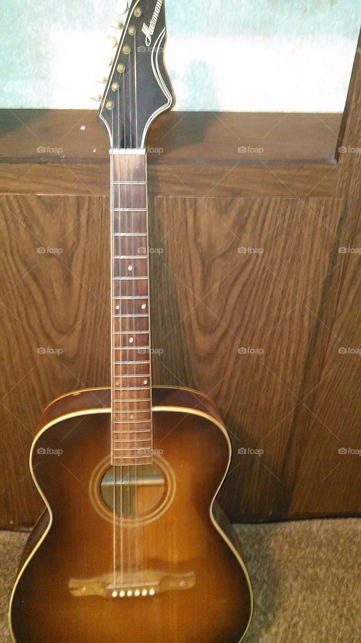 my vintage acoustic guitar