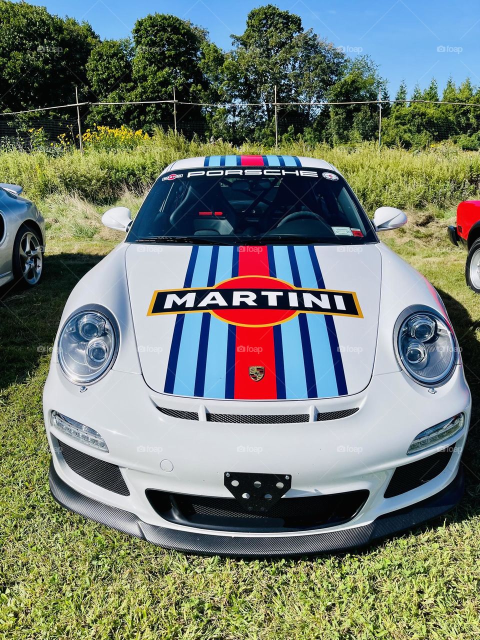 Porsche “Martini Racing Edition “ of the 911 Carrera S.  The edition was limited to 80 units to pay tribute to the successes of the legendary Porsche Le Mans race cars. 